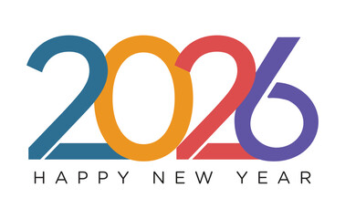 
Happy New Year 2026 Vector Illustration Modern, High Resolution, Greeting, Stylish, Elegant