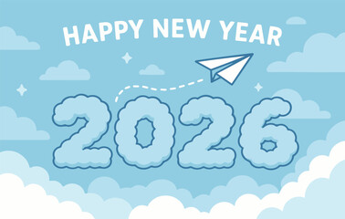 
Happy New Year 2026 Vector Illustration Modern, High Resolution, Greeting, Stylish, Elegant