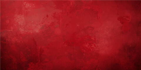Dark red grunge wall texture with distressed vintage paint and rough aged surface