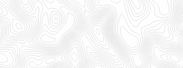 Abstract topographic White wave paper curved reliefs. Seamless swirl wave contour maps. Vector illustration. topography line map.