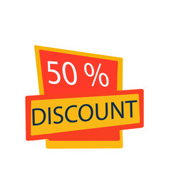 sale discount label isolated on white background