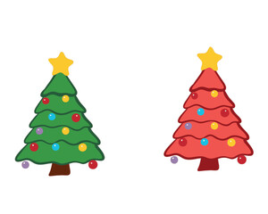  Christmas tree vector art