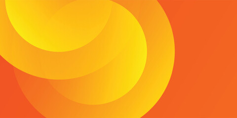 Abstract orange background with circles. Vector illustration. EPS 10