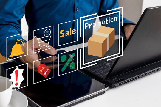 The concept of promoting products and services to stimulate sales during a specific period of time, generating revenue for the store.