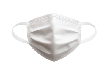 Soft fabric health mask mockup suitable for product display and advertising in personal care collections during daytime settings
