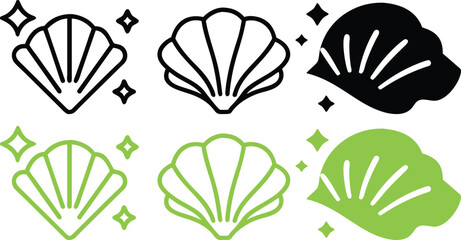 A seamless pattern vector illustration set of hand-drawn floral art with a leaf, butterfly, and plant element drawing