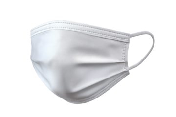 Soft fabric health mask mockup showcasing a versatile design suitable for personal protection and branding opportunities in various environments and settings