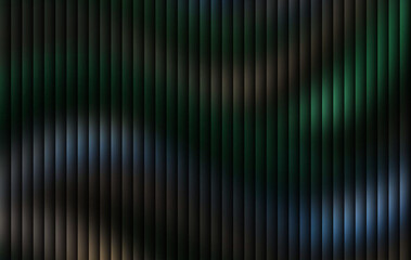 Green and black metallic ribbed gradient background with smooth glass texture and luminous reflection – modern futuristic abstract digital wallpaper design