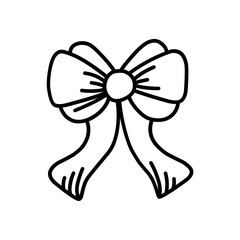 Ribbon Tie Illustration