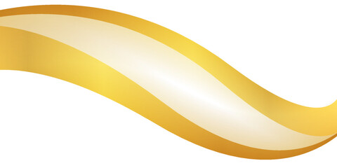 gold wave curve, golden wave corner shape for element, stripes ribbon golden graphic, striped gold