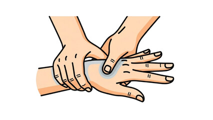 Hand Care Gentle Massage to Relieve Tension and Promote Relaxation