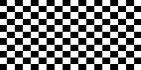 Fototapeta premium Check board background. Black and White checkered. flag for racing. vector flat illustration.