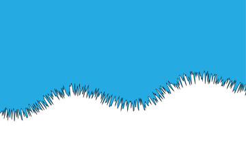 torn paper sheet icon. notebook and ripped paper sheets icon.