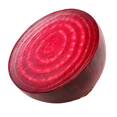beetroots isolated on transparent white background clipping path