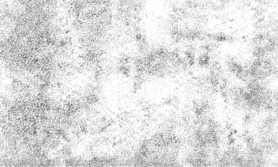 Distressed grunge texture overlay effect: seamless vector background pattern featuring black dirt grain and noise on white surface