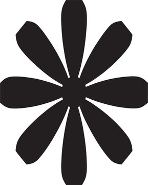 Fototapeta Abstract vector illustration of a floral design, blending plant and nature elements in a colorful symbol of spring beauty