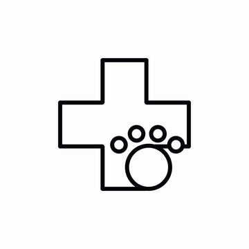 vet pet icon sign vector