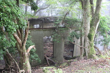 Derelict building - On the Pilgrimage Route to Mount Hiei and Enryakuji Temple