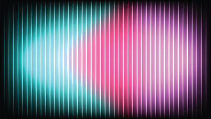 Futuristic transparency composition — minimal wave vector with glowing reflections and motion balance