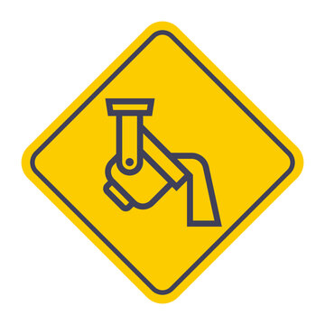 Black metal smelting icon. Flat illustration