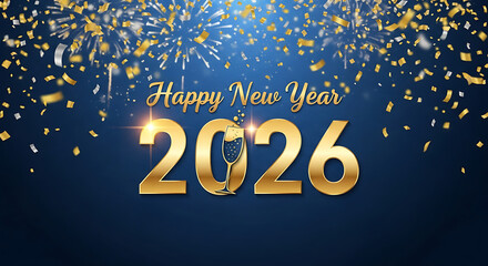 Happy 2026, new year art