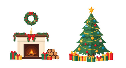 Vector25752 christmas festive tree