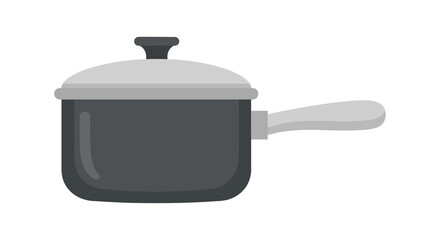 Obraz premium Vector25980 flat saucepan cooking