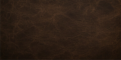 Dark brown vintage leather texture pattern background