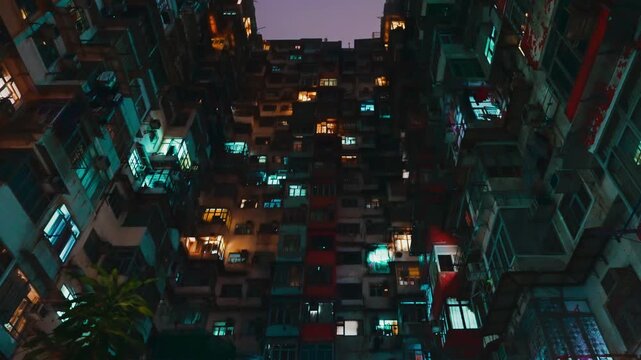 Residential buildings in Hong Kong, China