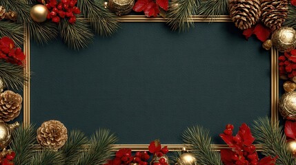 christmas card frame banner background with text space for greeting or social media post merry christmas and happy new year neo art cards x v 1 11