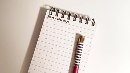 Brighten your day with a motivational message and a stylish pen, perfect for planning, journaling, or adding a touch of positivity to your workspace, inspiring creativity