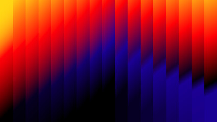 Abstract Background with Vertical Color Gradient Bands for Modern Design and Presentation Templates Smooth Transition from Warm Yellow and Orange to Cool Blue and Purple Hues