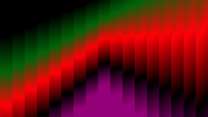 Vibrant Abstract Background with Vertical Color Gradients Creating a Dynamic and Modern Design Aesthetic Featuring Green to Red Tones Fading Into Deep Purple Shapes