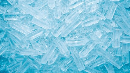 Ice Crystal Texture Background 8K Seamless Blue Shards