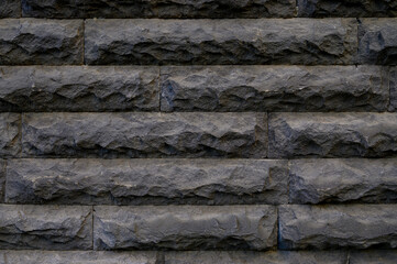 Stone Wall with Soft Tree Shadows in Autumn