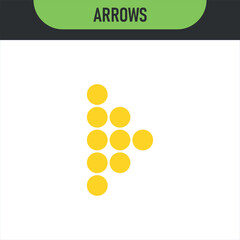 Set black and color arrows for web design. Arrows vector icon. Arrow icon. Set of big black and color vector arrows. Cursor, Click. Arrow icon pack