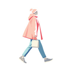 Woman Jogging with Headphones –Fitness and Healthy Lifestyle