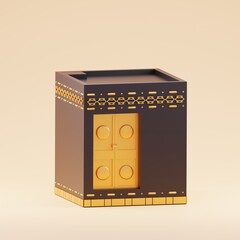 3D Render of the Holy Kaaba