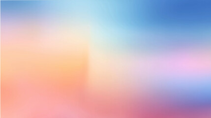 Obraz premium Organic gradient background in peach and blue tones, soft focus, dreamy finish