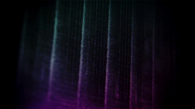 Blue purple digital audio visualization 