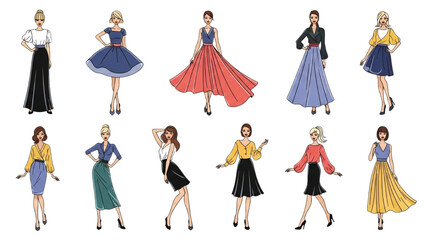 Elegant Woman in Stylish Swimwear Posing Gracefully Between Flowing Curtains, Capturing Summer Fashion