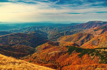 autumn in the mountains, Balkan mountain, Bulgaria
