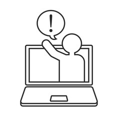 会議、ミーティング、Web会議のイラスト（発言、挙手、アイデア、気づき）