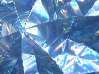 Glass Prism Texture Background 8K Seamless Blue Facets