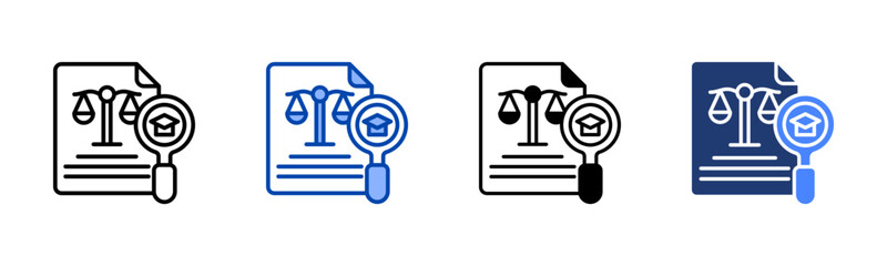 Equity icon set multiple style collection