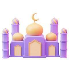 3D Render of a Mosque