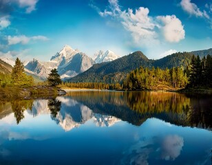 Fototapeta premium reflection in water