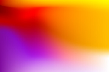 Colorful gradient abstract background with a blend of red, yellow, purple, and white. Beautiful summer theme.