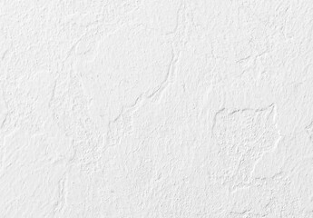 White concrete wall texture background. Uneven render stucco white painted concrete wall texture background. Rough and grunge wall in the sun.