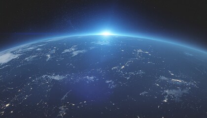 Obraz premium earth and sun